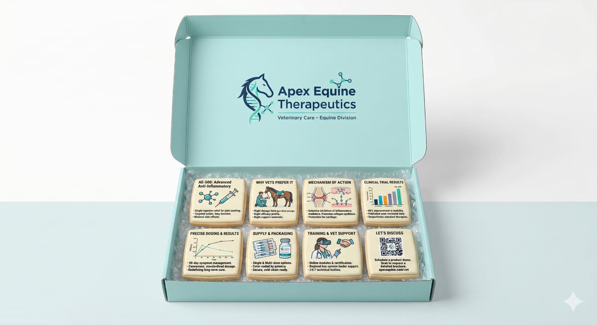Apex Equine Therapeutics pitch tray